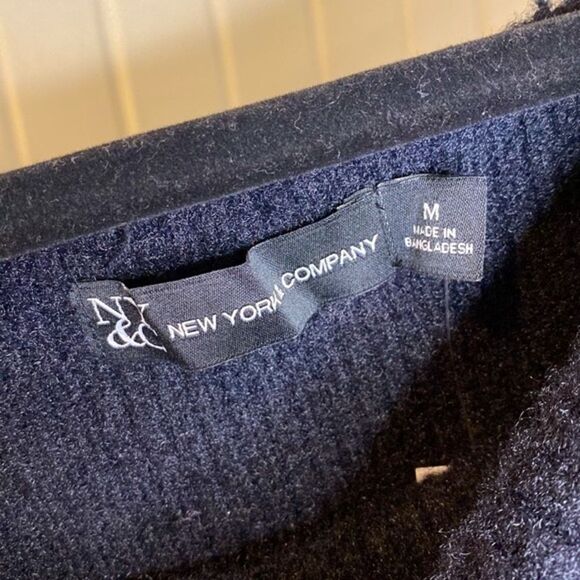 New York & Company Boat Neck Black Sweater - Picture 5 of 5